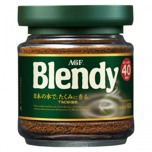 AGF - Blendy即溶黑咖啡粉 (綠瓶) 80g
