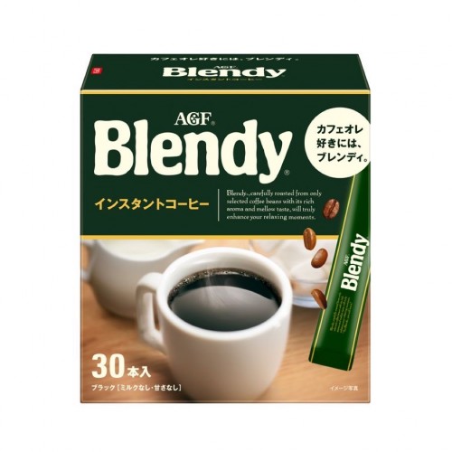 AGF - Blendy經典無糖黑咖啡 30包盒裝