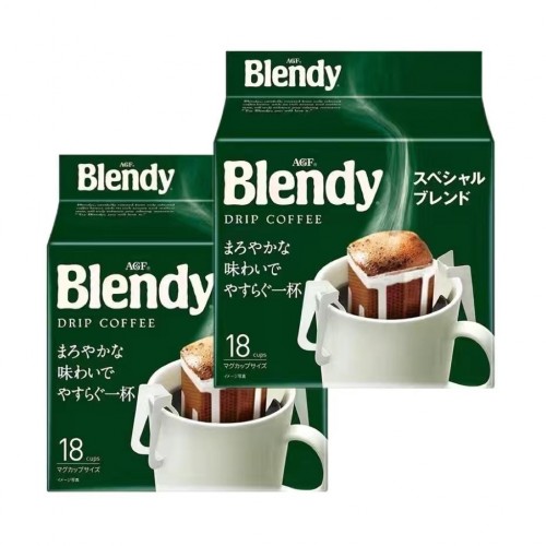 AGF - Blendy滴漏掛耳式咖啡深焙香濃咖啡18包 x 2袋裝共36包