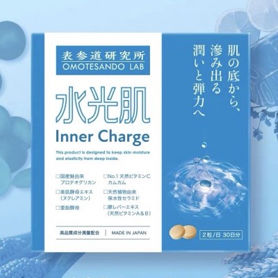 日本表參道研究所深度補水生成水光肌改善皮膚缺水暗啞 60粒/盒