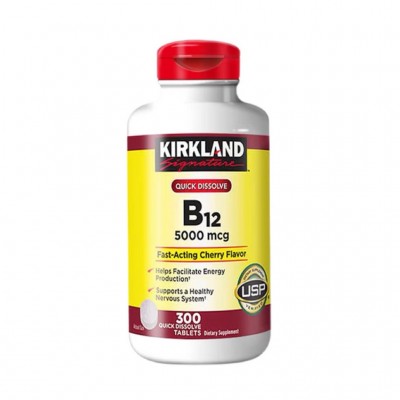 美國 KIRKLAND B12 5000mcg快速溶解片 300粒
