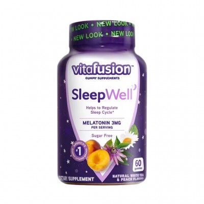 美國 VITAFUSION Sleep Well 褪黑素改善失眠睡眠小熊軟糖 (3mg) 60粒