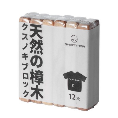 日式天然樟木條去異味防蟑螂12條裝