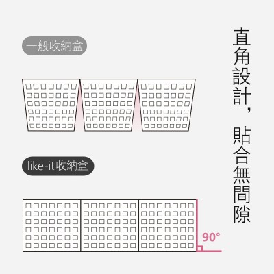 日本like-it可疊加收納盒 (廚房、鏡櫃、抽屜均可用)