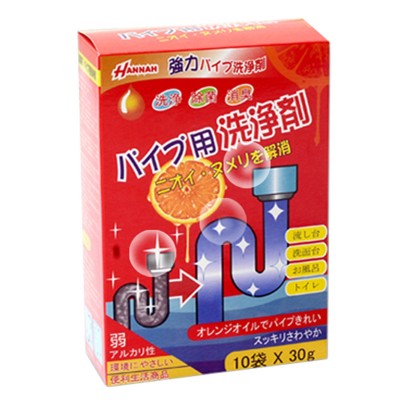 日本製Hannah廚房廁所用管道疏通劑10包裝