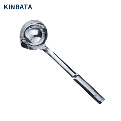 日本KINBATA不銹鋼油湯分離濾湯勺