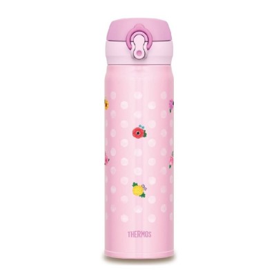 THERMOS 500毫升真空保溫瓶 (粉紅碎花) 超輕