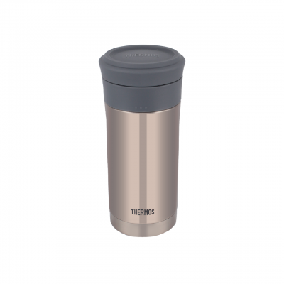 THERMOS 350毫升真空茶隔保溫瓶 (銀色) 連茶隔
