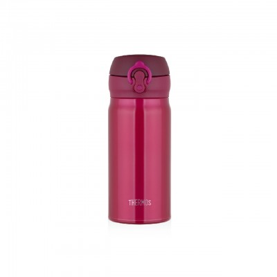 THERMOS 350毫升真空保溫瓶 (深紅) 超輕