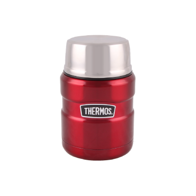 THERMOS 470毫升真空燜燒罐 (鮮紅色)