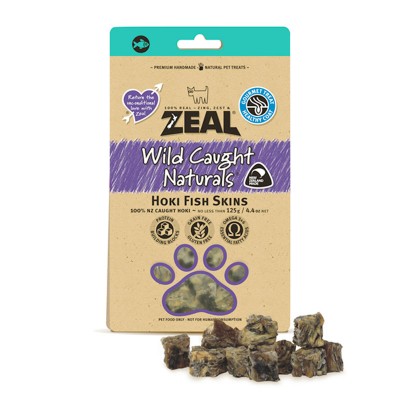 Zeal - 紐西蘭藍鱈魚皮 125g (狗零食)