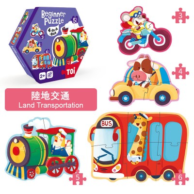 TOI - 2-4歲益智幼兒拼圖 (陸地交通)