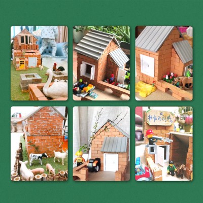 MIDEER - 兒童DIY仿真建築房屋磚瓦搭建模型 (6歲+)