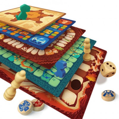 TOI - 桌面遊戲20合1寶藏遊戲棋類兒童玩具